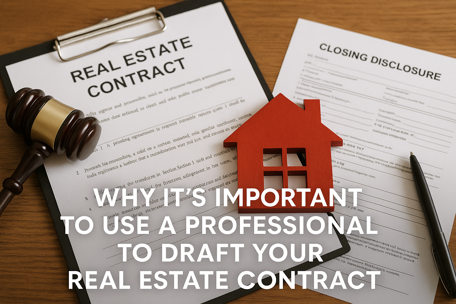 Use a Professional to Draft Your Real Estate Contract