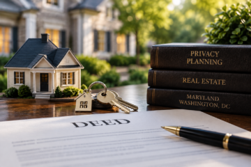 Keeping your name off the deed with real estate privacy planning in Maryland and Washington DC